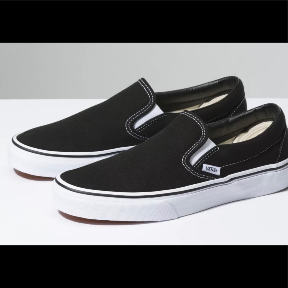 Vans slip on men's size 12 black no box